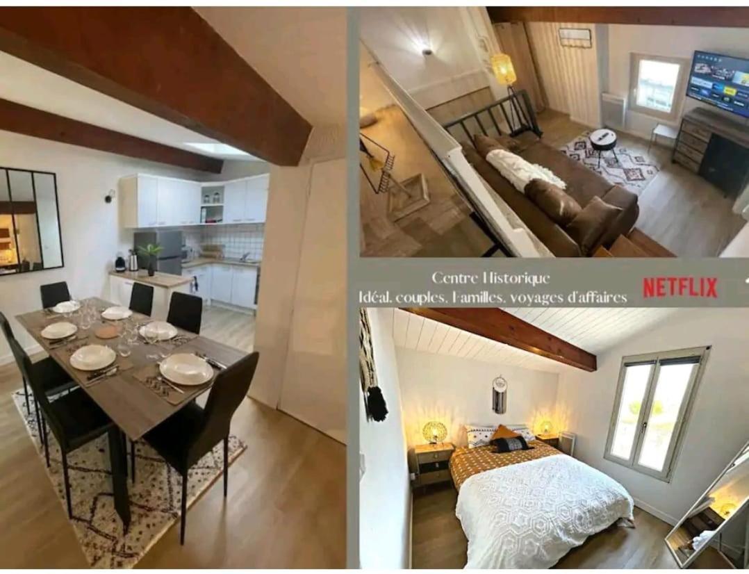 Le Loft Berbère - idéal couples, familles, business - centre historique, WIFI , NETFLIX Niort Exterior foto